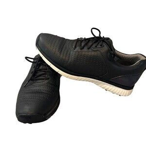 Johnston & Murphy XC4 H1-Luxe Golf Shoes Sneakers Womens 8 1/2 Black Leather